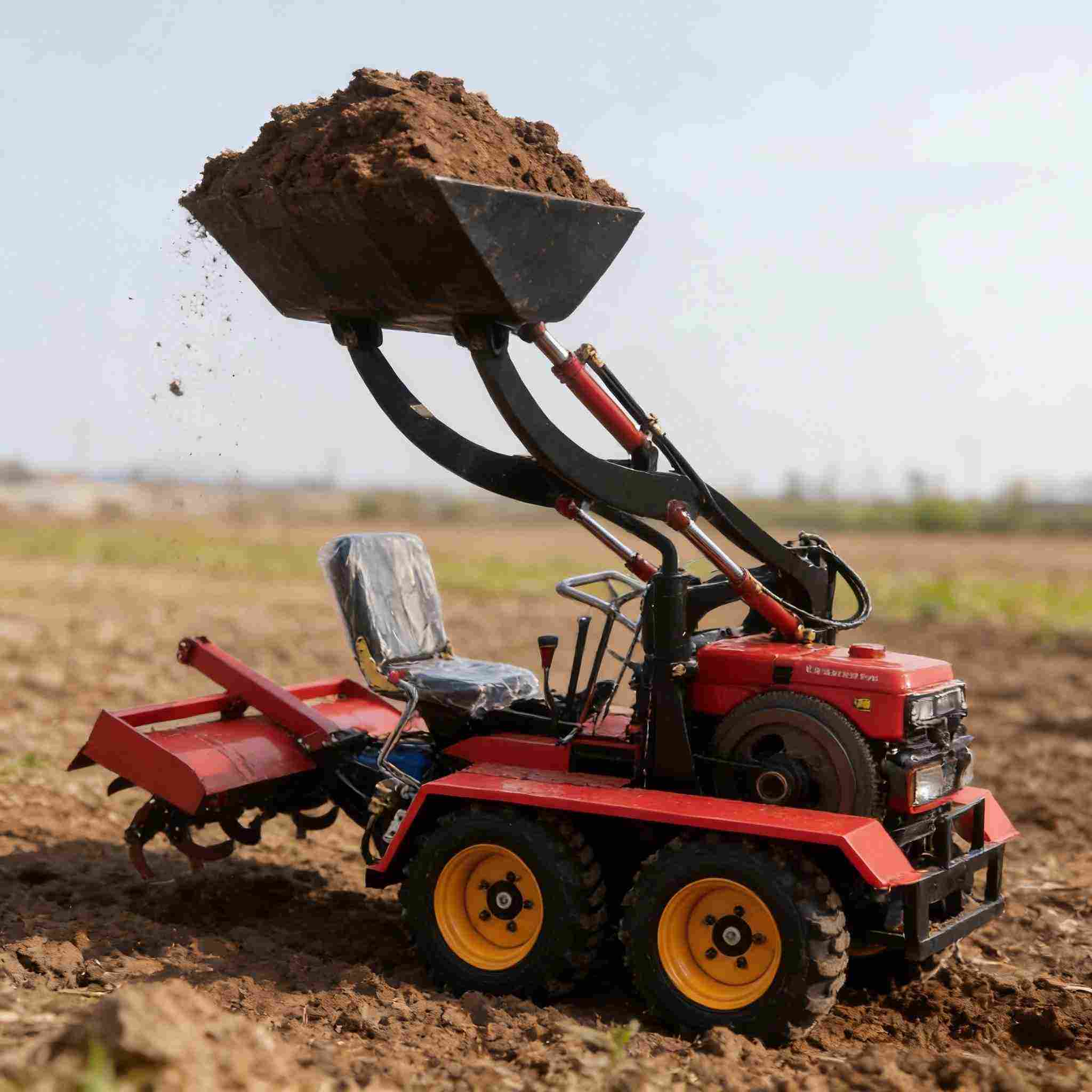 Farming Agriculture Tools - Coltivatore per piccoli trattori, utilizzabile come